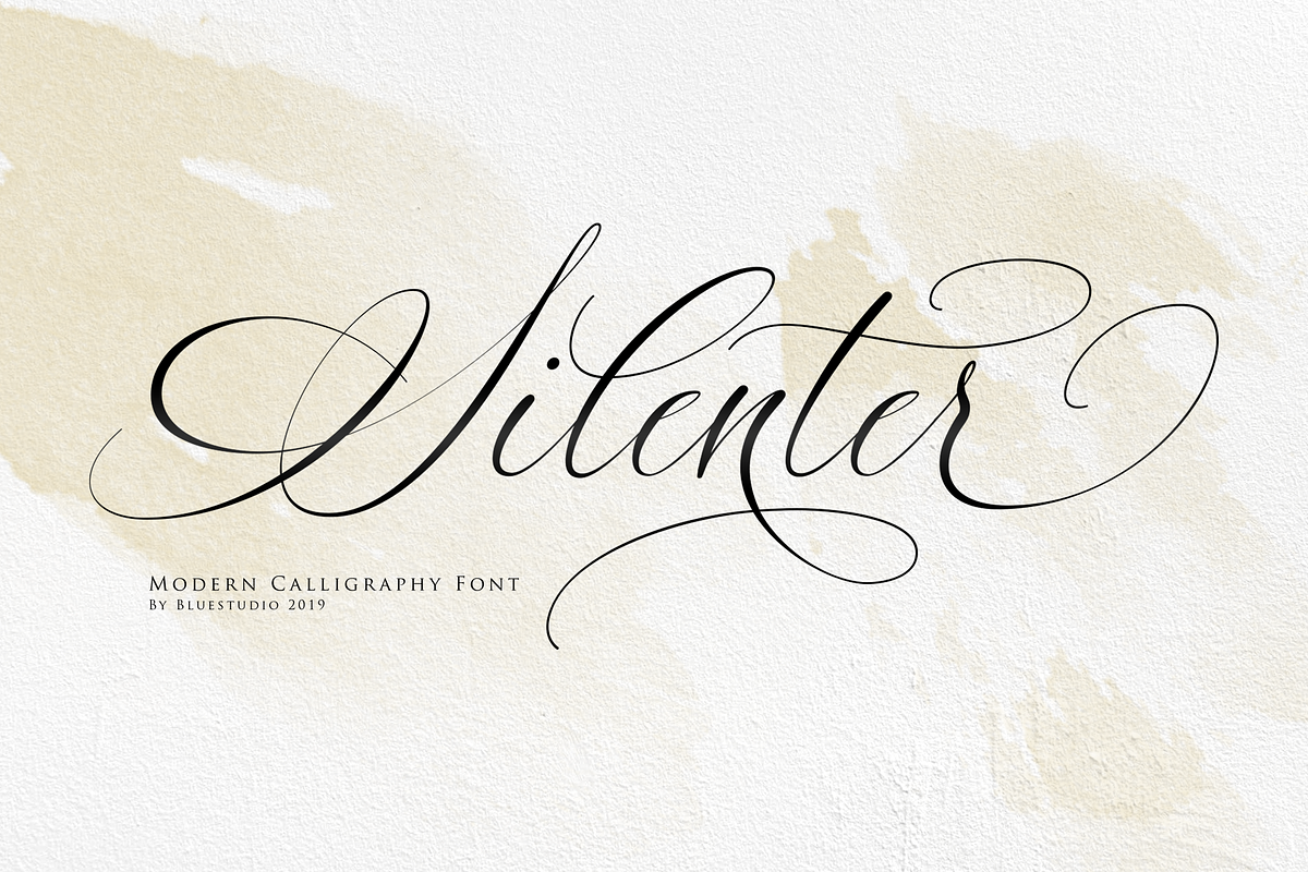 Silenter / Modern Calligraphy Font