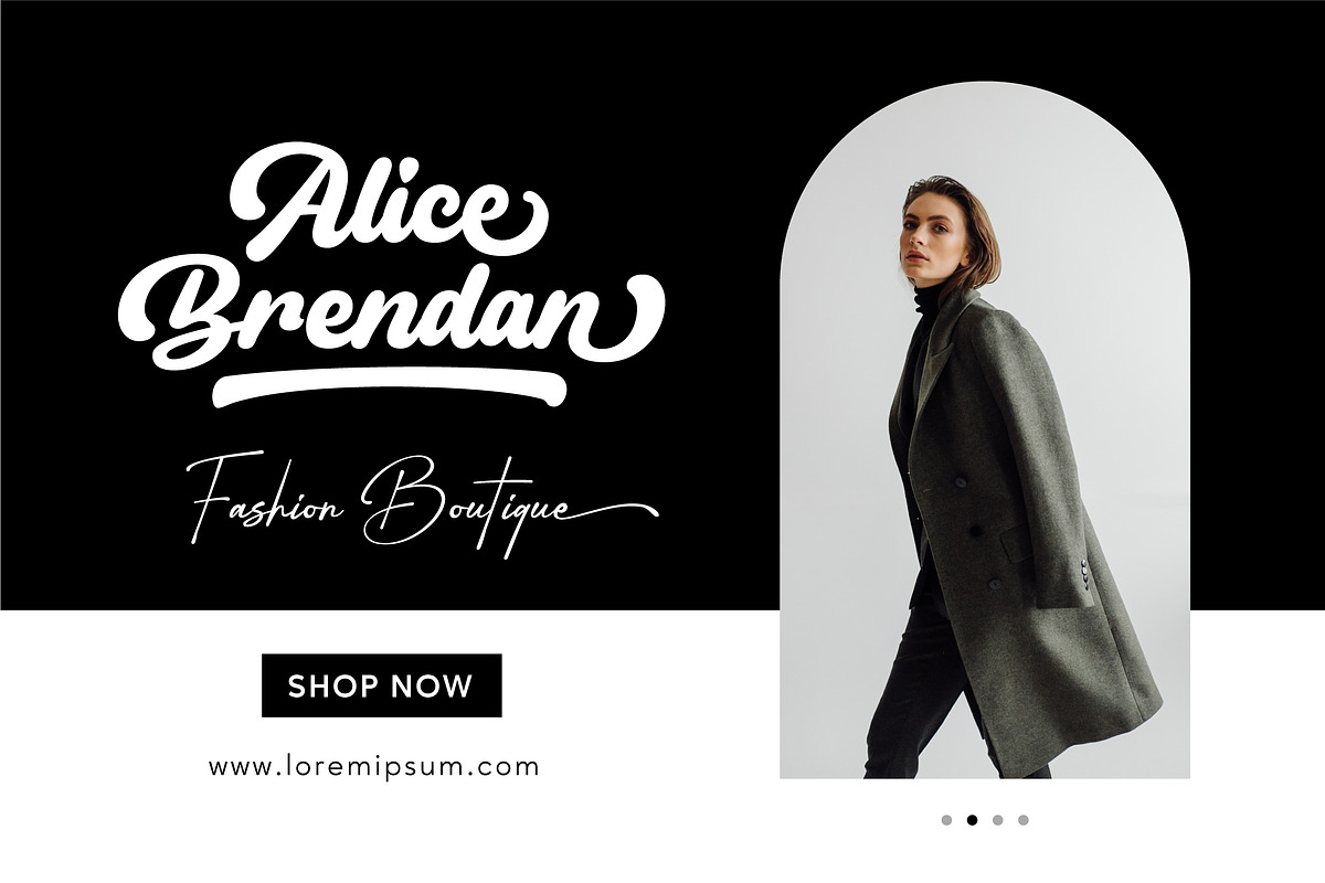 Dantene - Modern Calligraphy Font, a Font by Grezline Studio (Photo 9 of 13)