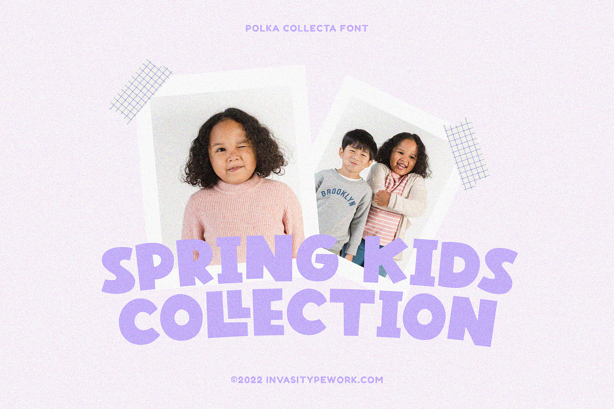 Polka Collecta - Bold Playful, a Sans Serif Font by Invasi Studio (Photo 5 of 10)