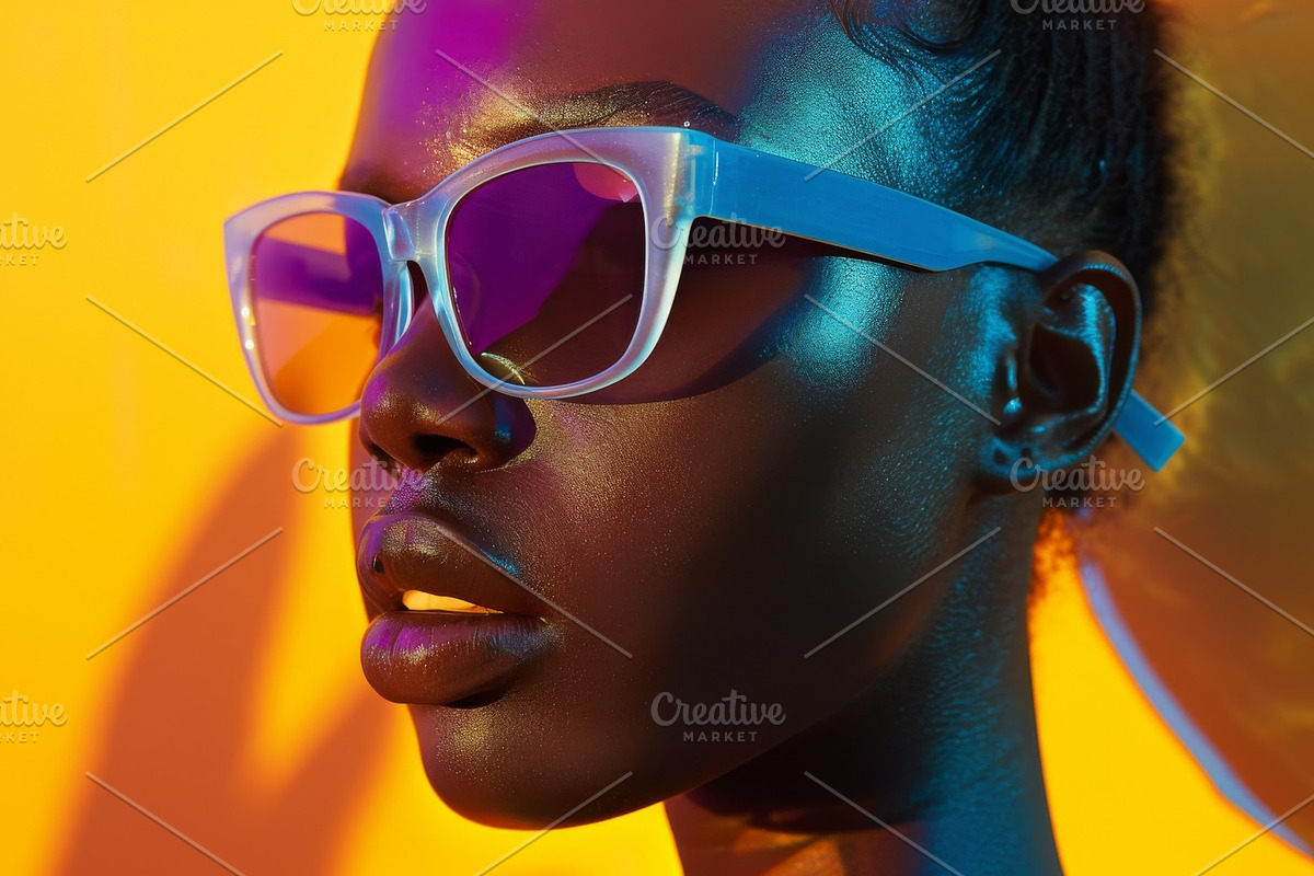 109 Fashion models in sunglasses, a Beauty & Fashion Photo by Handmadefont (Photo 37 of 113)