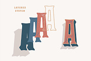Bourbon House font + Vintage Frames, a Serif Font by Andrey Sharonov (Thumbnail 2 of 12)