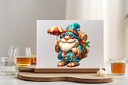 Summer Gnome Clipart Bundle, an Illustration by SVGArt (Thumbnail 6 of 9)