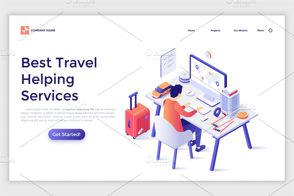 Isometric Solutions Mini. Part 4, a Templates & Theme by Andrew Kras Design (Photo 7 of 19)