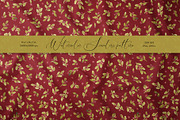 Christmas mistletoe pattern, a Pattern Graphic by SirenaArt (Thumbnail 1 of 12)