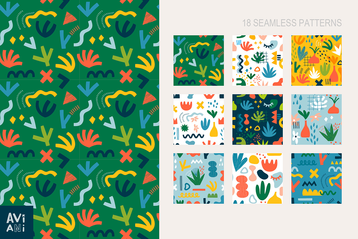 Abstract & Floral Shapes, an Illustration by Aviani (Photo 7 of 13)