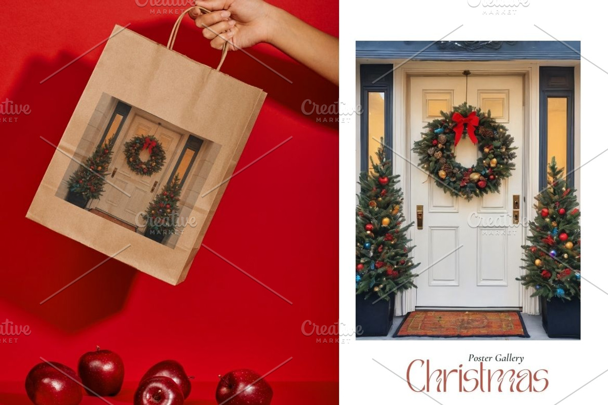 Scandinavian Christmas Bundle, a Decorative Illustration by Alisa Mikibith Art (Photo 14 of 31)
