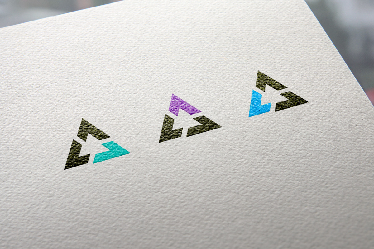 Sci-Fi Triangular Logo, a Branding & Logo Template by GLXY (Photo 2 of 5)