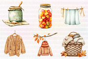 Neutral Autumn Laundry Clipart, an Illustration by CreationArt (Thumbnail 5 of 5)