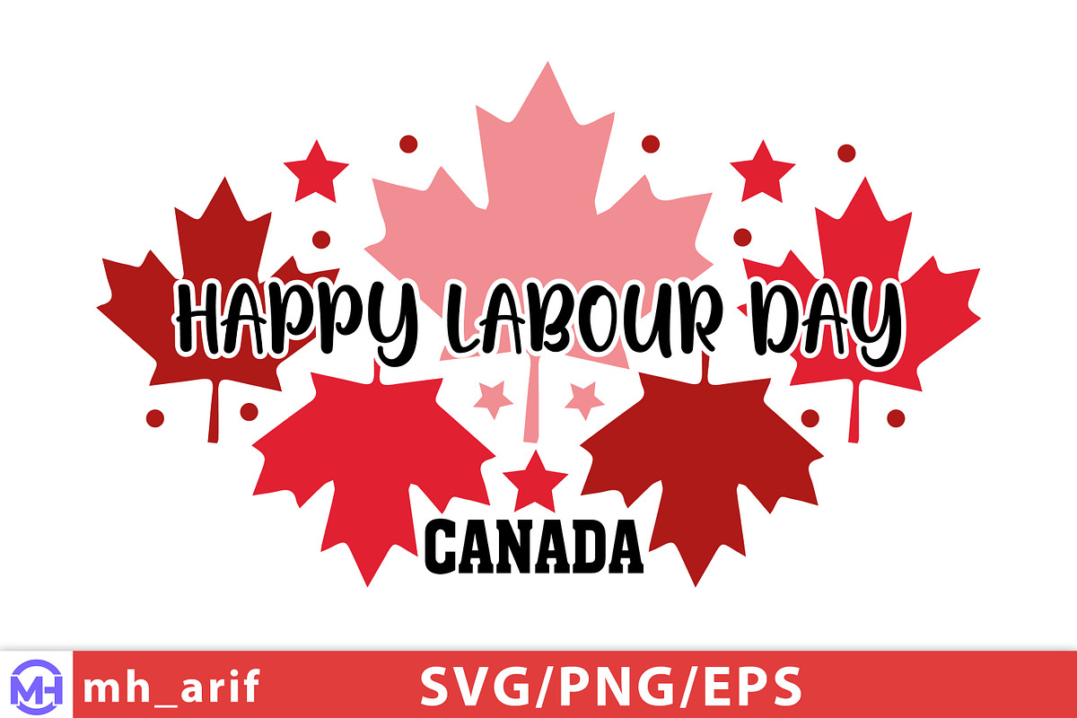 Happy Labour Day Canada SVG PNG, a Graphic by mh_arif (Photo 1 of 4)