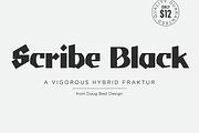 Scribe Black, a Blackletter Font by Doug Best Foundry (Thumbnail 1 of 4)
