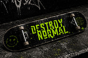 Static Panic – Chaotic Display Font, a Sans Serif Font by chekart (Thumbnail 7 of 10)