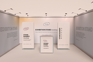 Exposition Stand Mockup