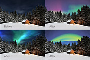 33 Aurora Borealis Photo Overlays preview 3