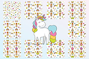 Unicorn 2 - elements and patterns, an Animal Illustration by My Sweet Dreams (Thumbnail 3 of 5)