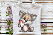 Whimsical Easter Fox Clipart, an Illustration by OK Design (Thumbnail 4 of 6)