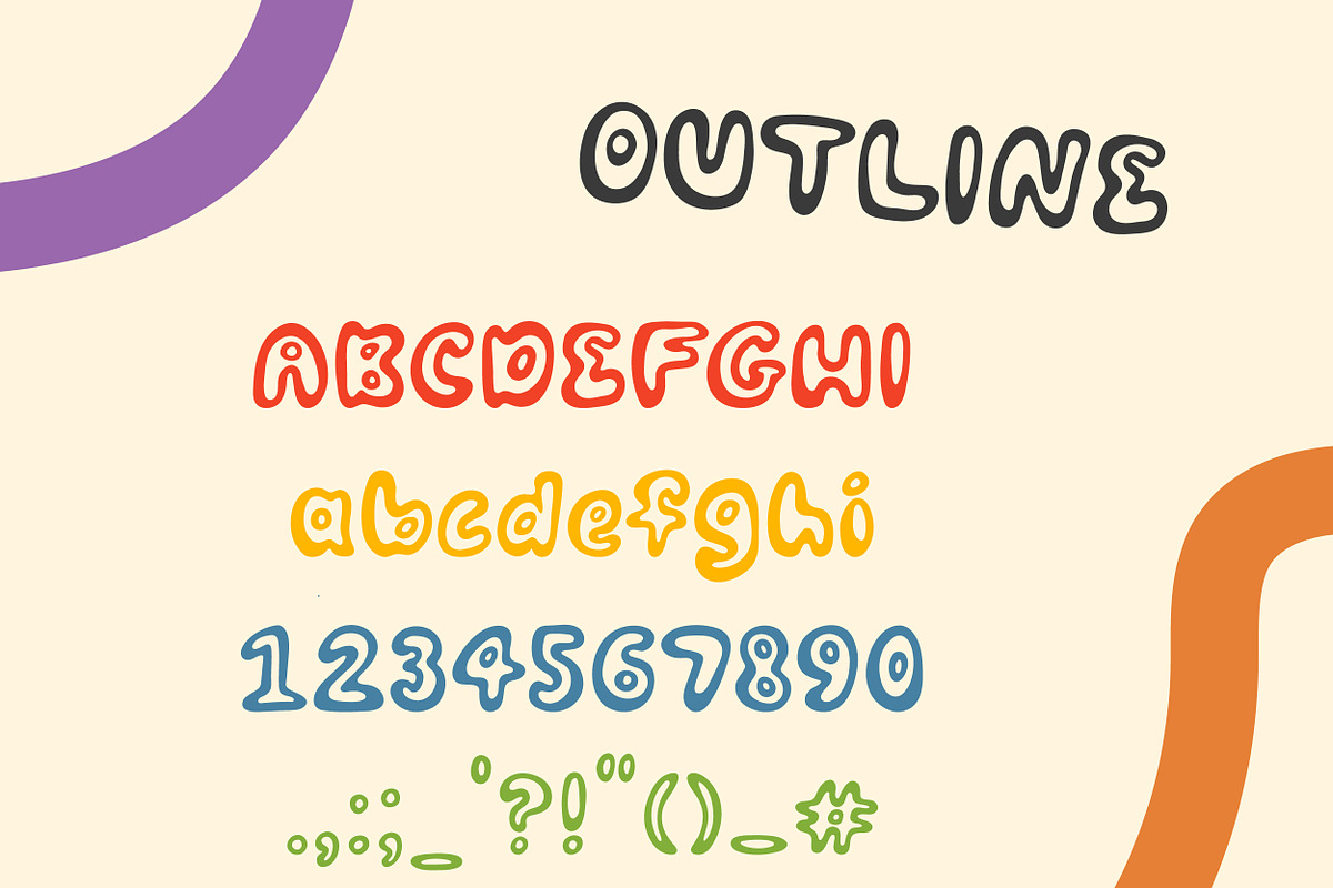 Zany - Quirky and Bubbly Tyepface, a Font by Miles McMahon (Photo 3 of 5)
