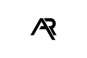 Modern AR Letter Logo Design, a Branding & Logo Template by Vectorium Studio
