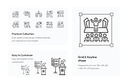 Presentation Outline Icon Set, an Outline Icon by Prosymbols (Thumbnail 3 of 5)