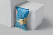 Chips Pack Mockups, a Packaging Mockup by megostudi0 (Thumbnail 6 of 7)