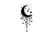 Moon Hanging Silhouette Bundle, an Illustration by Gaye Art (Thumbnail 6 of 31)