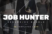 JOB HUNTER - Resume/CV Bundle, a Resume Template by bilmaw creative (Thumbnail 1 of 5)