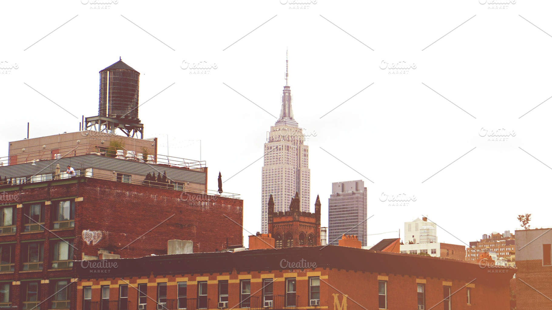 Empire State Building Stock Photo