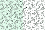 Doodle cocktail patterns and menu, a Pattern Graphic by Mehendra Art (Thumbnail 2 of 4)