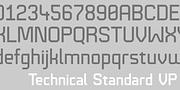 Technical Standard VP, a Sans Serif Font by VP Type (Thumbnail 1 of 7)