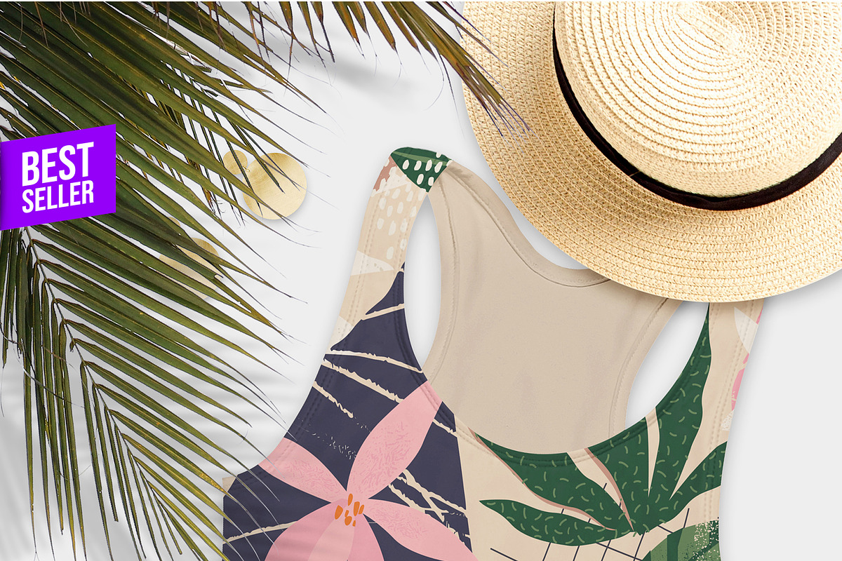 Mega Bundle Swimsuits 36x Mock-ups, a Print Template by Mocca Mockups Store (Photo 6 of 16)