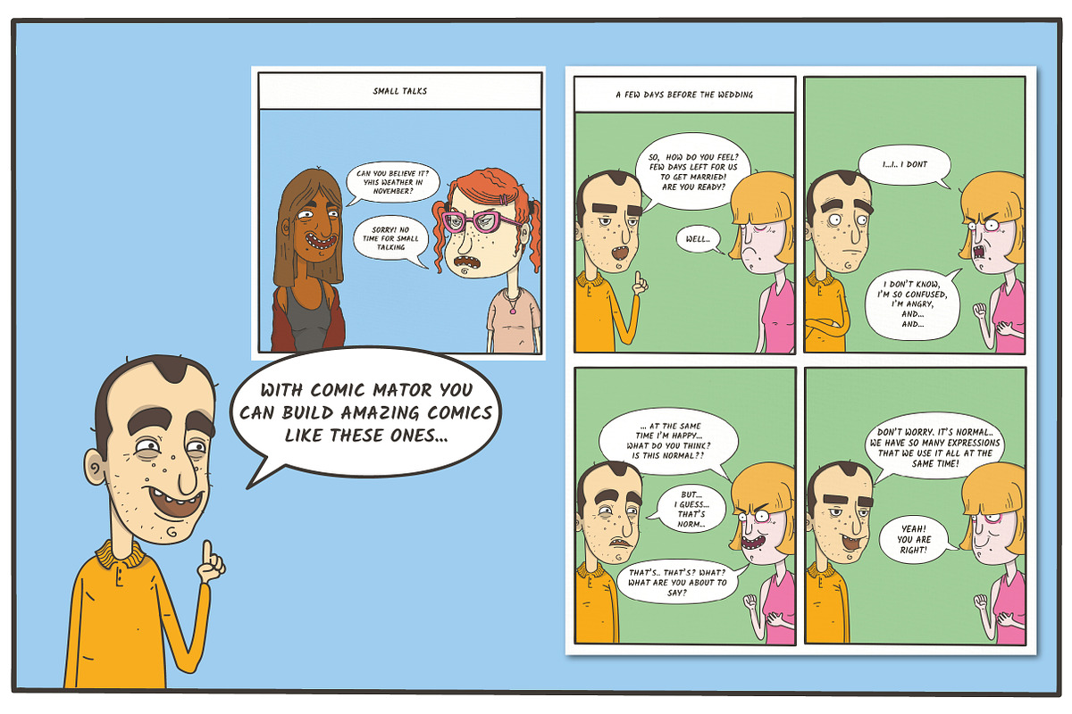 Comic Mator - Comic strips creator, a Person Illustration by Morfema (Photo 3 of 11)