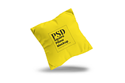Square Pillow Mockup, a Product Mockup by DigitAuras (Thumbnail 2 of 3)