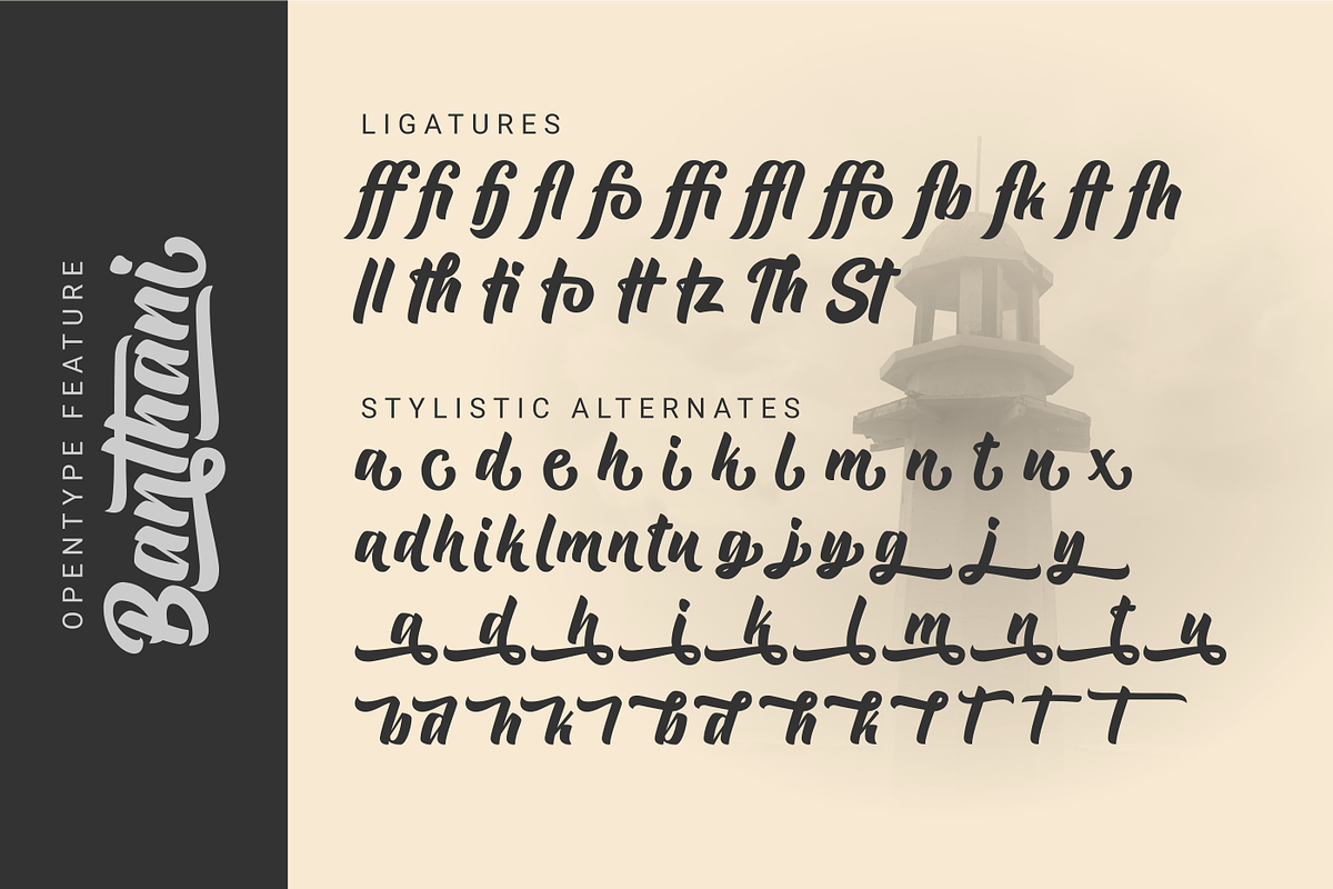 Bantani – Dynamic Bold Script Font, a Script Font by NURF Designs (Photo 5 of 10)