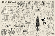 Christmas line art + Procreate, an Illustration by Skliarova (Thumbnail 3 of 4)