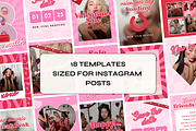 Valentines Retro Instagram Templates, a Social Media Template by The Pixel Palace (Thumbnail 4 of 8)