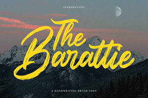 The Barattie - Brush Font