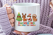 Dachshund Christmas PNG Dog, an Illustration by CraftArtStudio (Thumbnail 3 of 4)