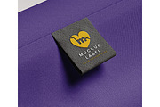 Fabric label embroidery mockup, a Shirt Mockup by mockupocka (Thumbnail 2 of 16)