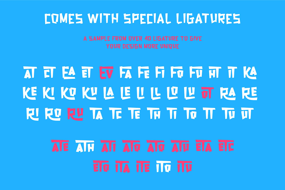 Natured - Modern and Fun Typeface preview 7
