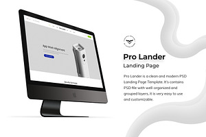 Product Landing Page PSD Templates