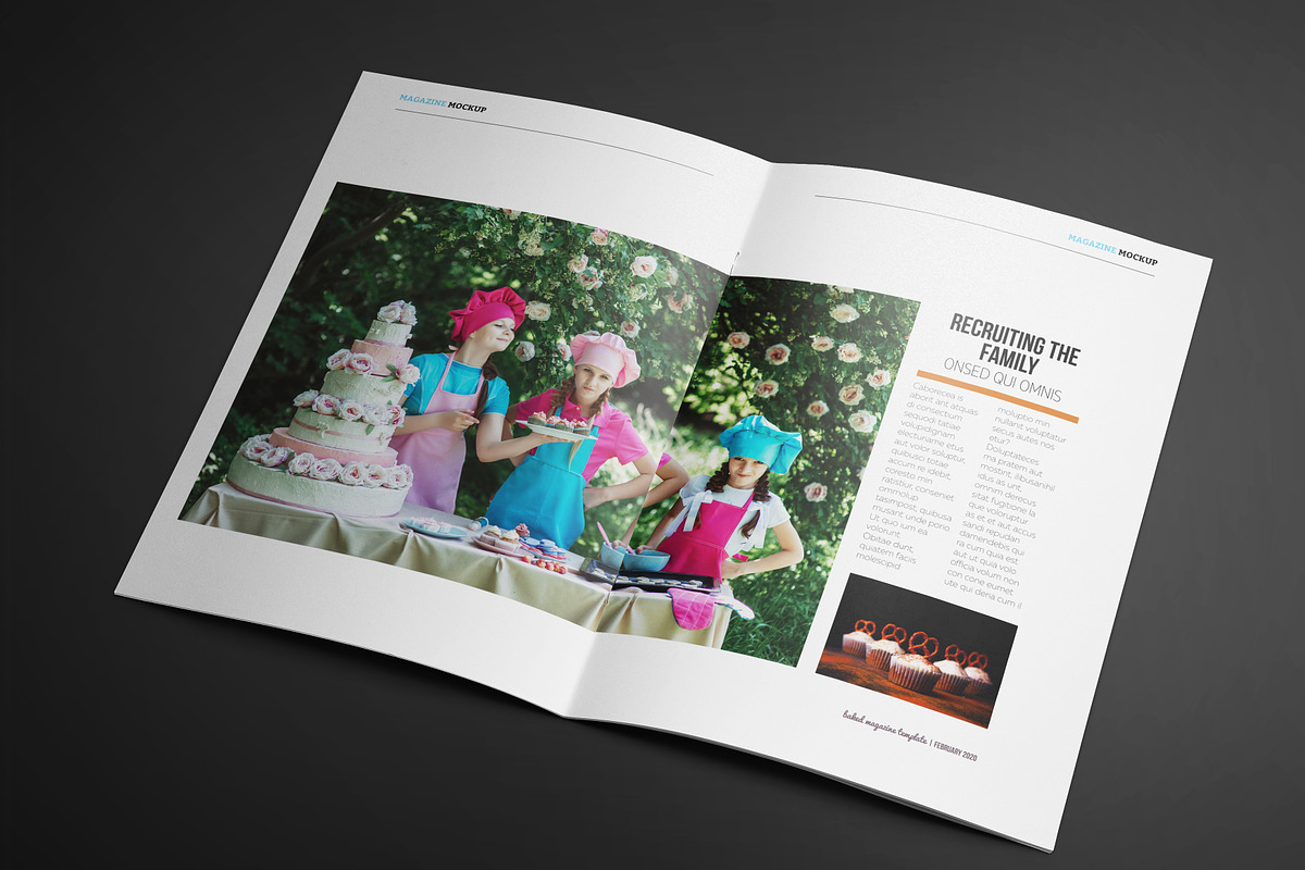 BAKED Magazine Template, a Magazine Template by Lot 17 Media (Photo 3 of 3)