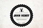 John Henry Premium Photography Hipst, a Branding & Logo Template by SweetShutterStyle (Thumbnail 2 of 3)