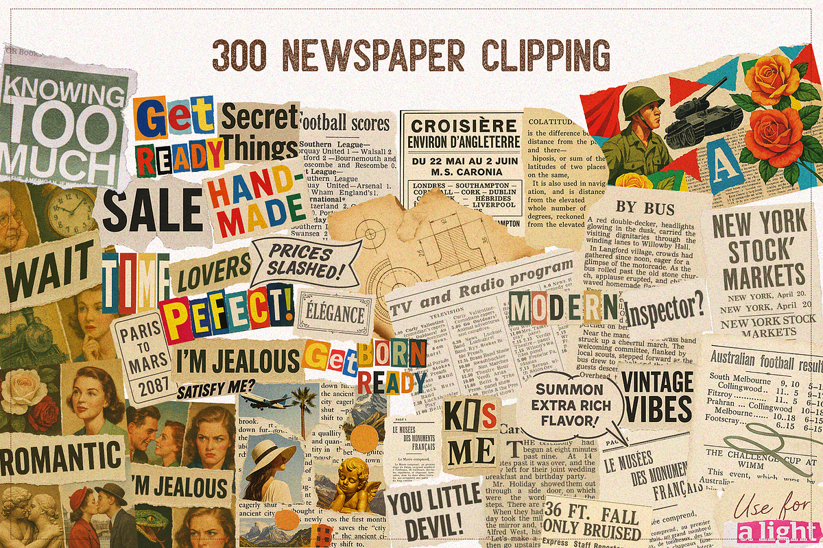 Oh So Vintage Collage Creator, an Object Graphic by SNIPESCIENTIST (Photo 11 of 30)