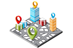 City navigation, an Illustration by AlexZeL