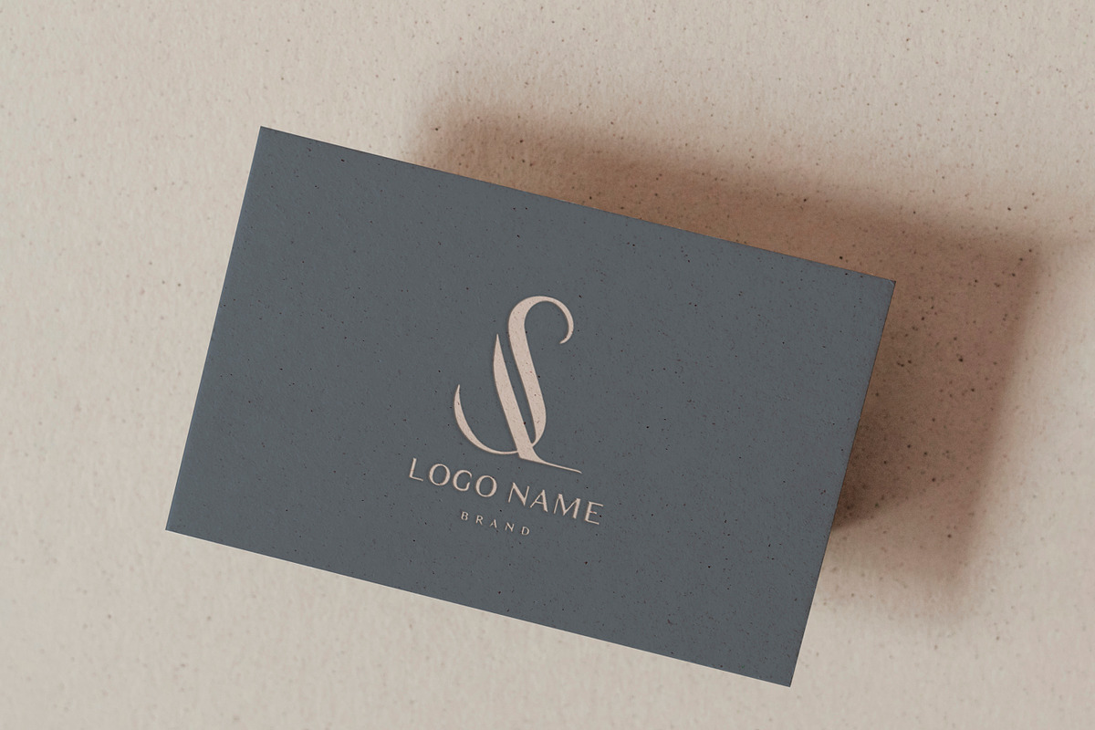 LS classical initials monogram, a Branding & Logo Template by Alexandra De Angelis (Photo 2 of 4)