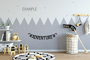 KIDS WALL & FRAMES Mockup Bundle - 2, a Print Template by Yuri-U (Thumbnail 5 of 43)