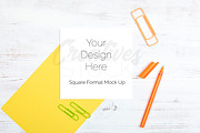 Square Card Bundle - 4 JPEG/PSD, a Print Template by Creatives STOCK (Thumbnail 2 of 5)