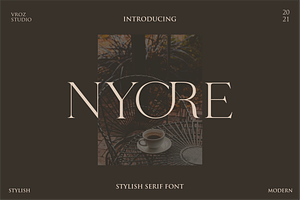 NYORE - Stylish Serif Font