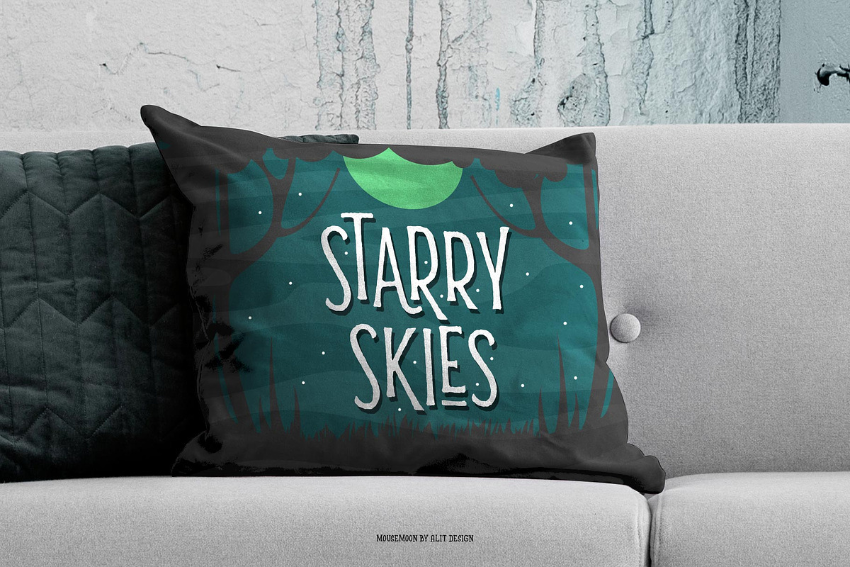 Mouse Moon Typeface, a Script Font by alit design (Photo 3 of 3)