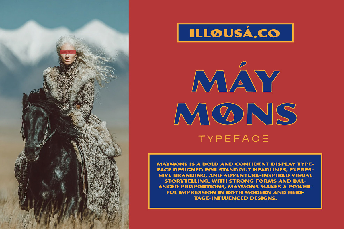 Maymons | Bold Sans Serif Font, a Sans Serif Font by Illousa (Photo 2 of 9)