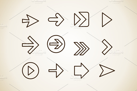 Arrow Outline Icon